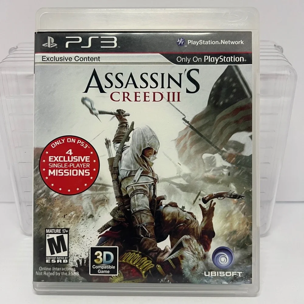 Assassin's Creed III‎ Playstation 3 PS3 Video Game Ubisoft 2012 Tested